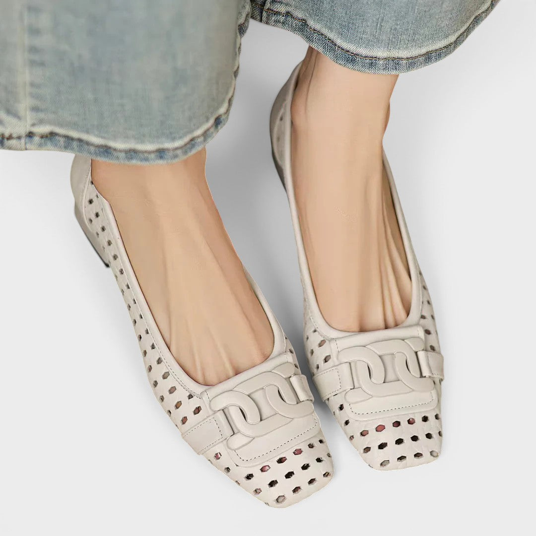 Patrizia | Tacones de Cuero Trenzado