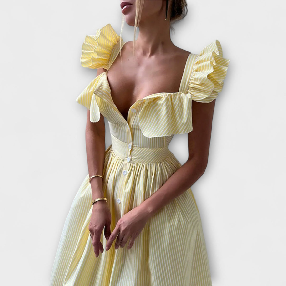 Lia - Vestido con volantes