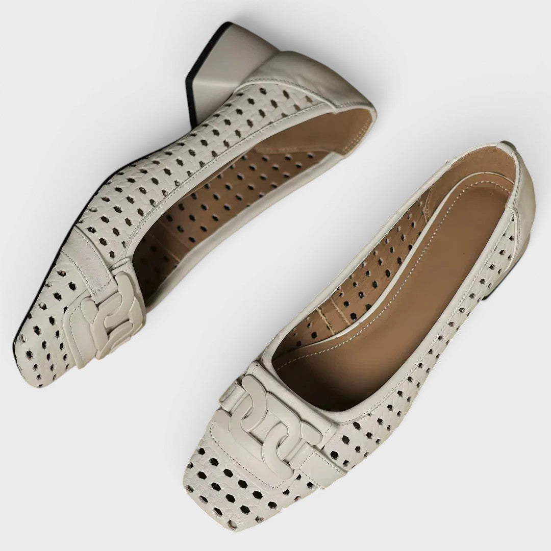 Patrizia | Tacones de Cuero Trenzado