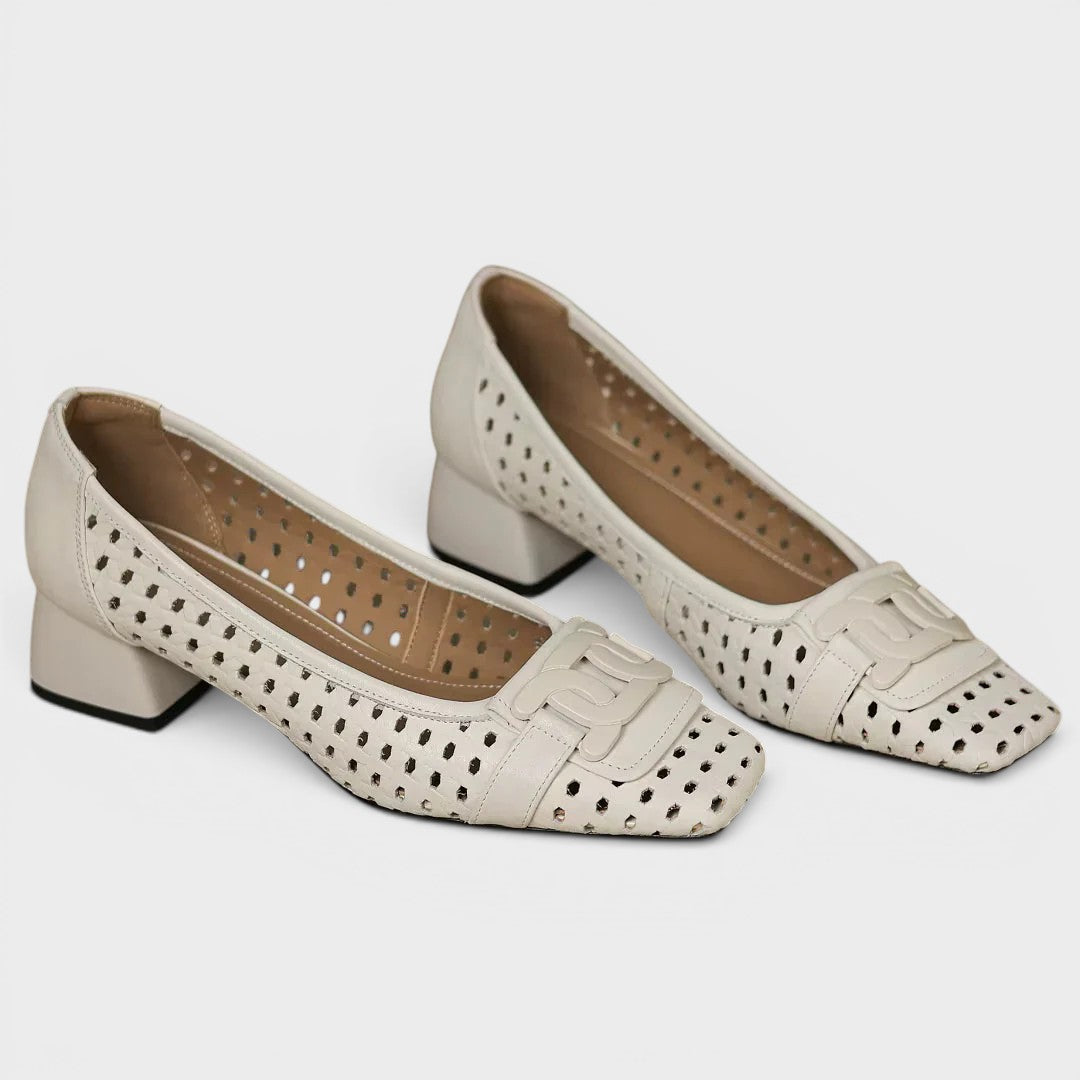 Patrizia | Tacones de Cuero Trenzado