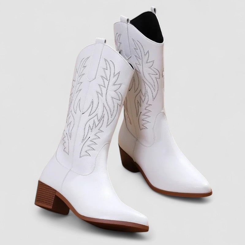 Fernanda™ | Botas Vaqueras Bordadas