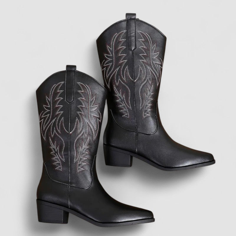 Fernanda™ | Botas Vaqueras Bordadas