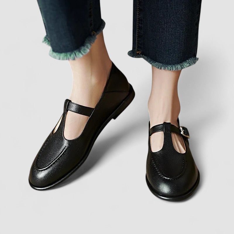 Ana | Zapatos ortopédicos Mary Jane con tacón bajo