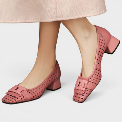 Patrizia | Tacones de Cuero Trenzado