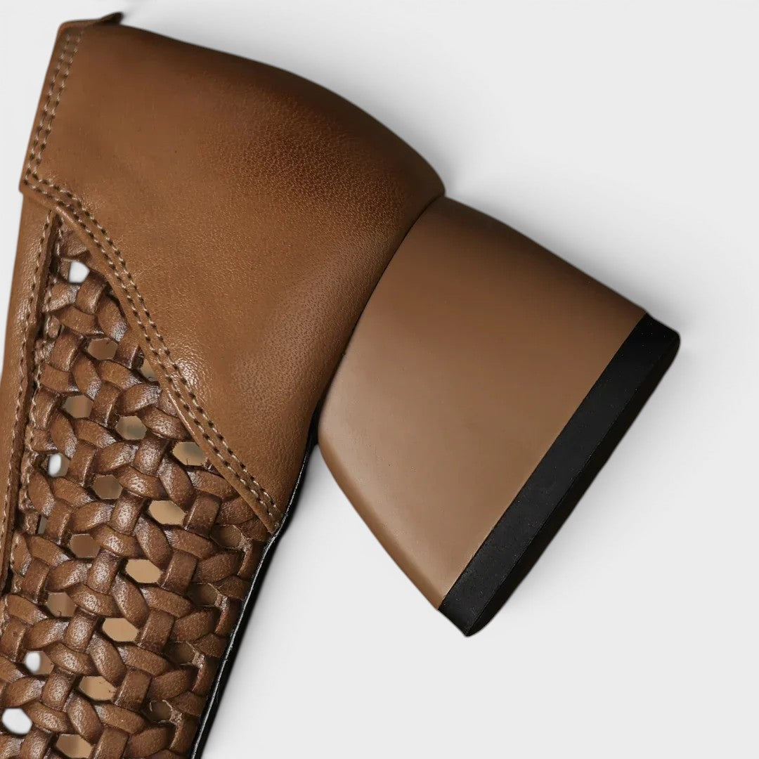 Patrizia | Tacones de Cuero Trenzado