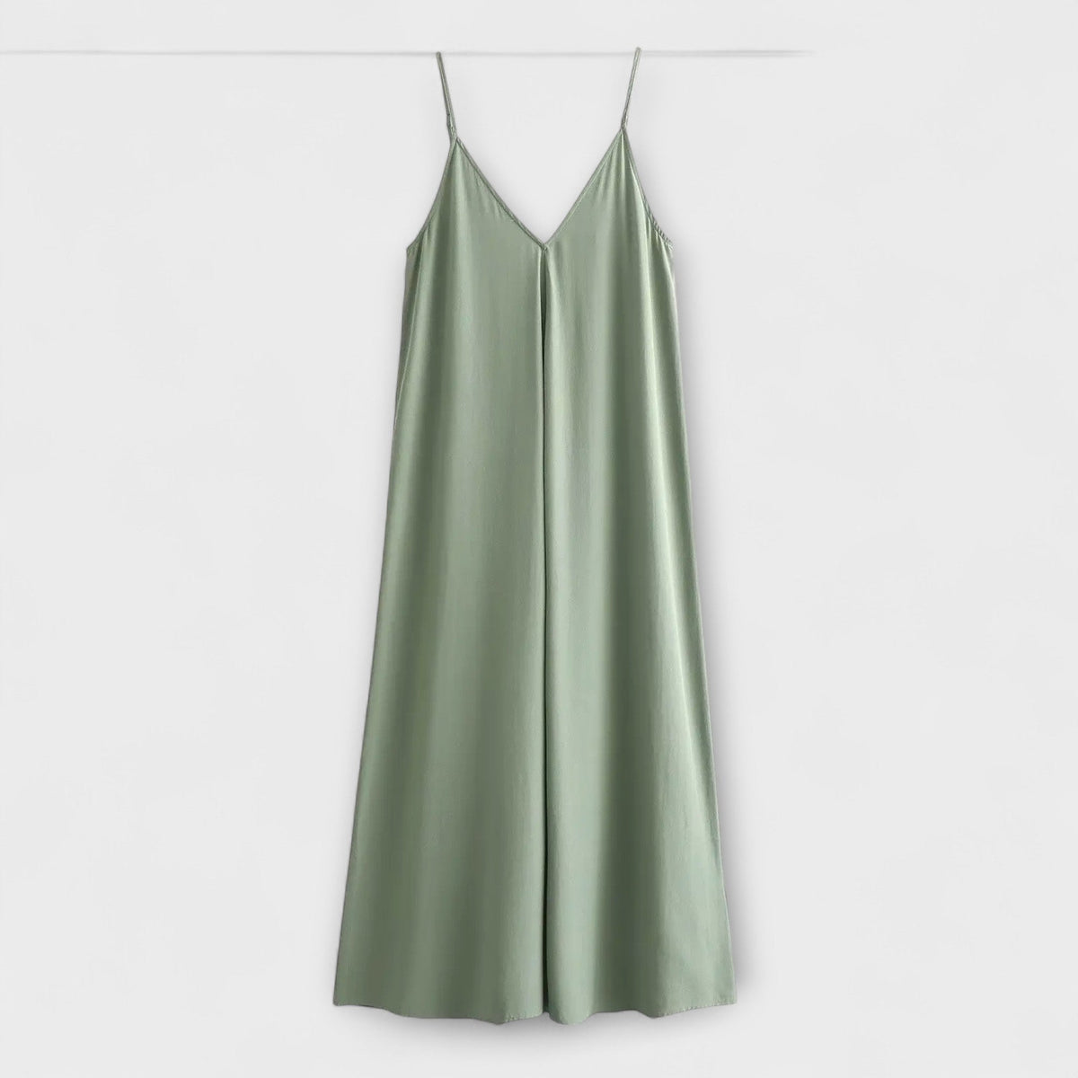 Vestido maxi con tirantes