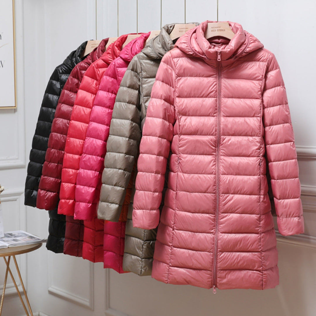 Ivana - Chaqueta de Pluma Chic y Cálida