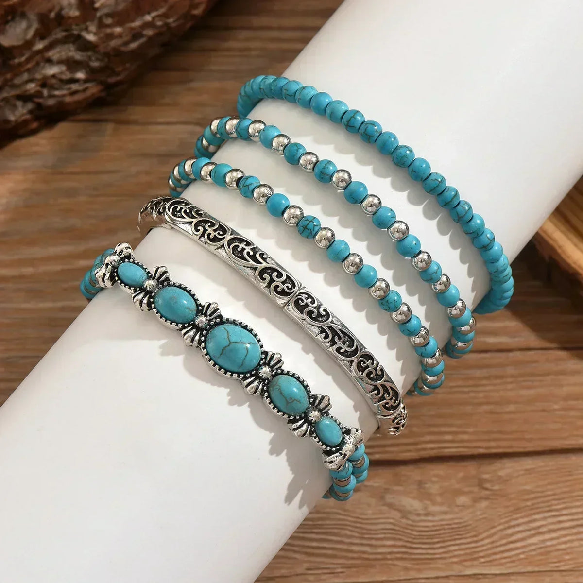 Verónica™ | Set de Pulseras con Cuentas