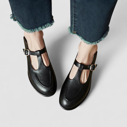 Ana | Zapatos ortopédicos Mary Jane con tacón bajo