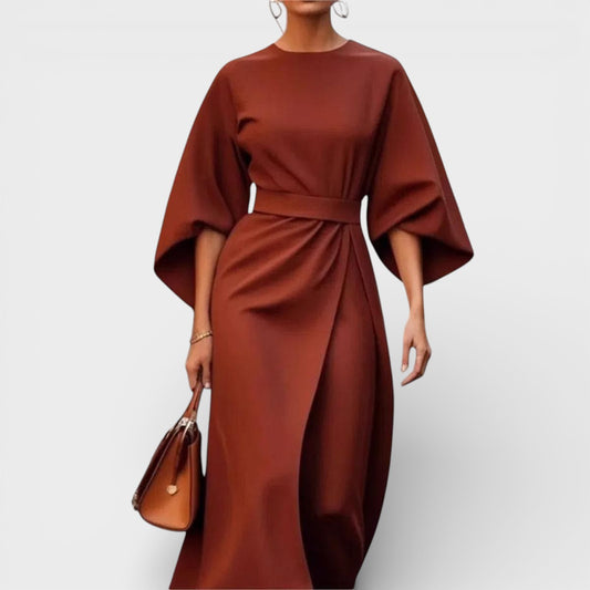 Katarina | Vestido maxi con mangas kimono