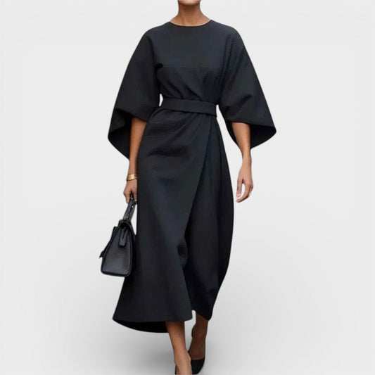 Katarina | Vestido maxi con mangas kimono