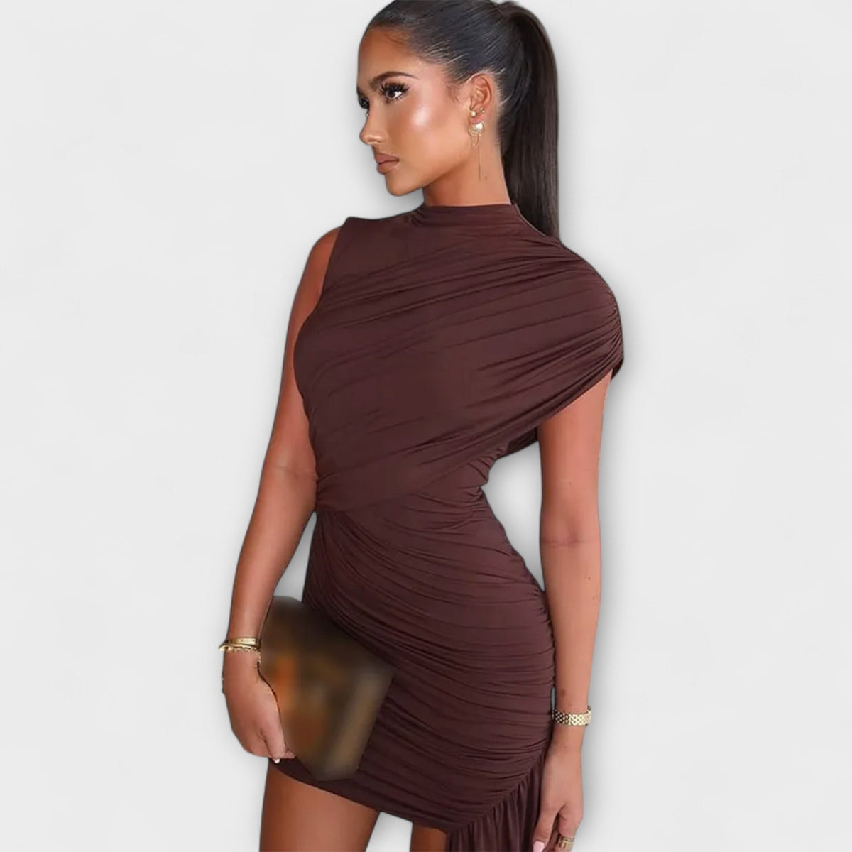 Vestidos largos con cuello