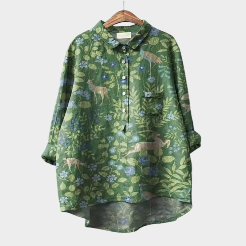 Mariska | Blusa premium con motivo floral