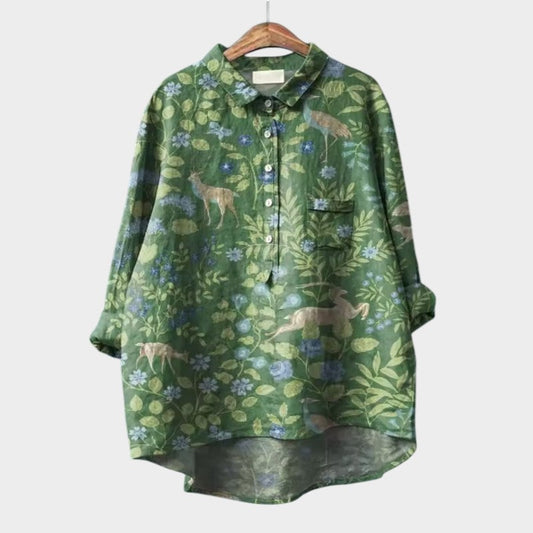 Mariska | Blusa premium con motivo floral