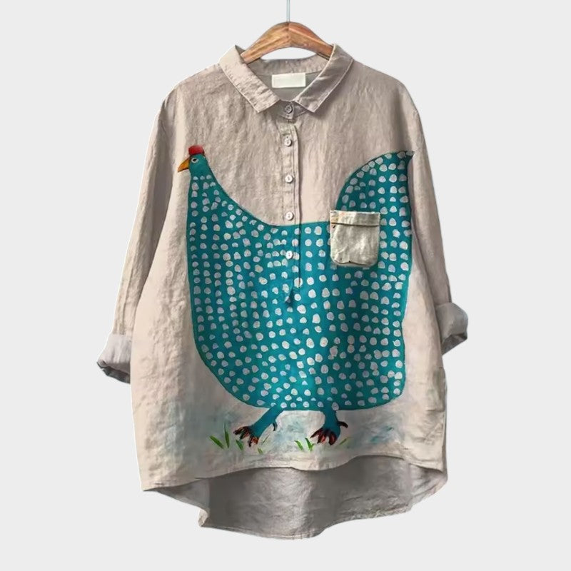 Yvonne | Blusa premium con encaje
