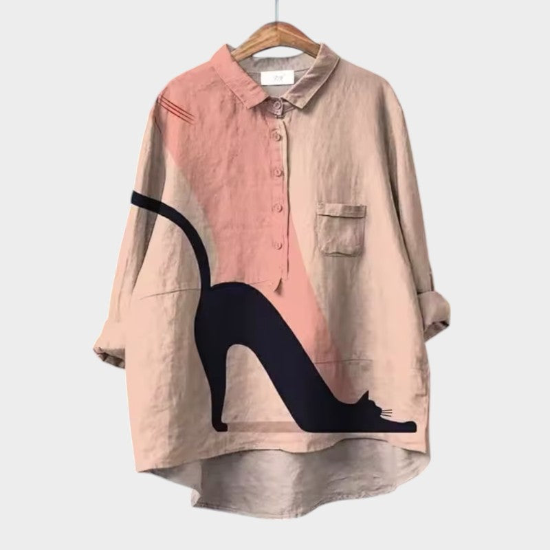 Josefine | Sudadera de Manga Larga Hecha a Mano con Encaje