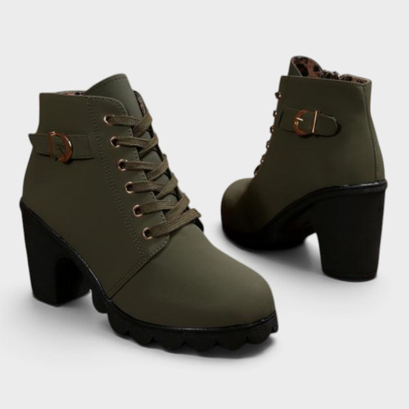 Anselma™ | Botas Cortas Chic con Hebilla