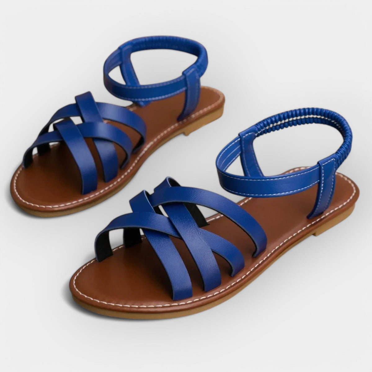 Sandalias hechas a mano con correas ajustables