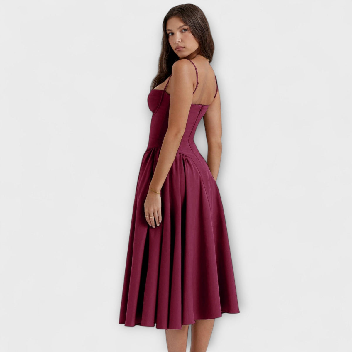 Rosalie - Vestido corsé elegante sin mangas