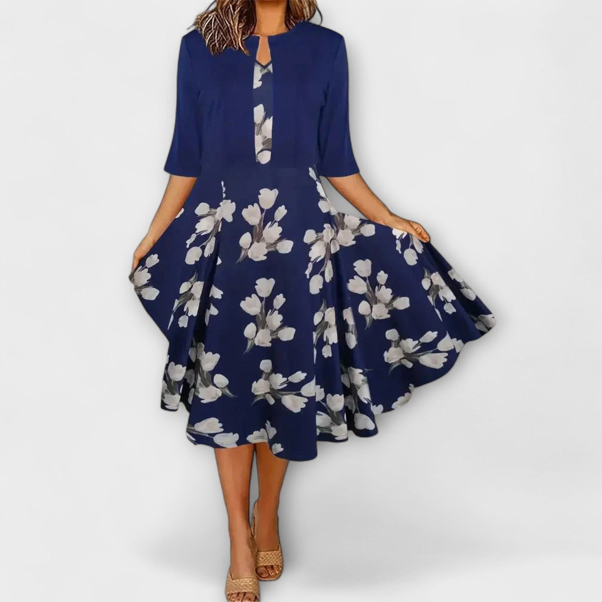 Vestidos midi para mujeres con blazer