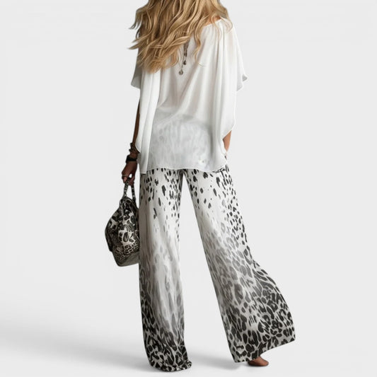 Simone | Conjunto fluido estampado