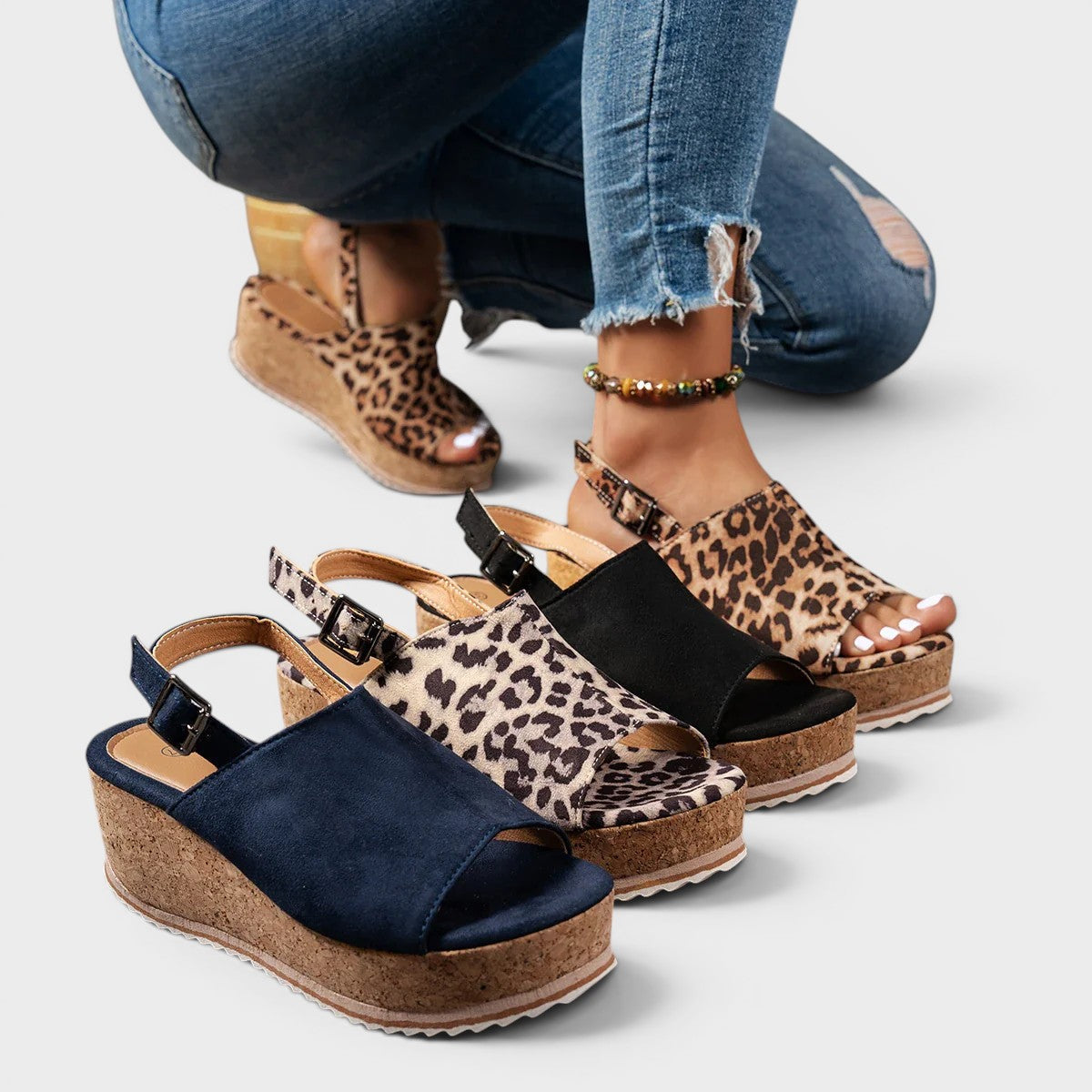 Sylvie | Sandalias con tacón cómodas
