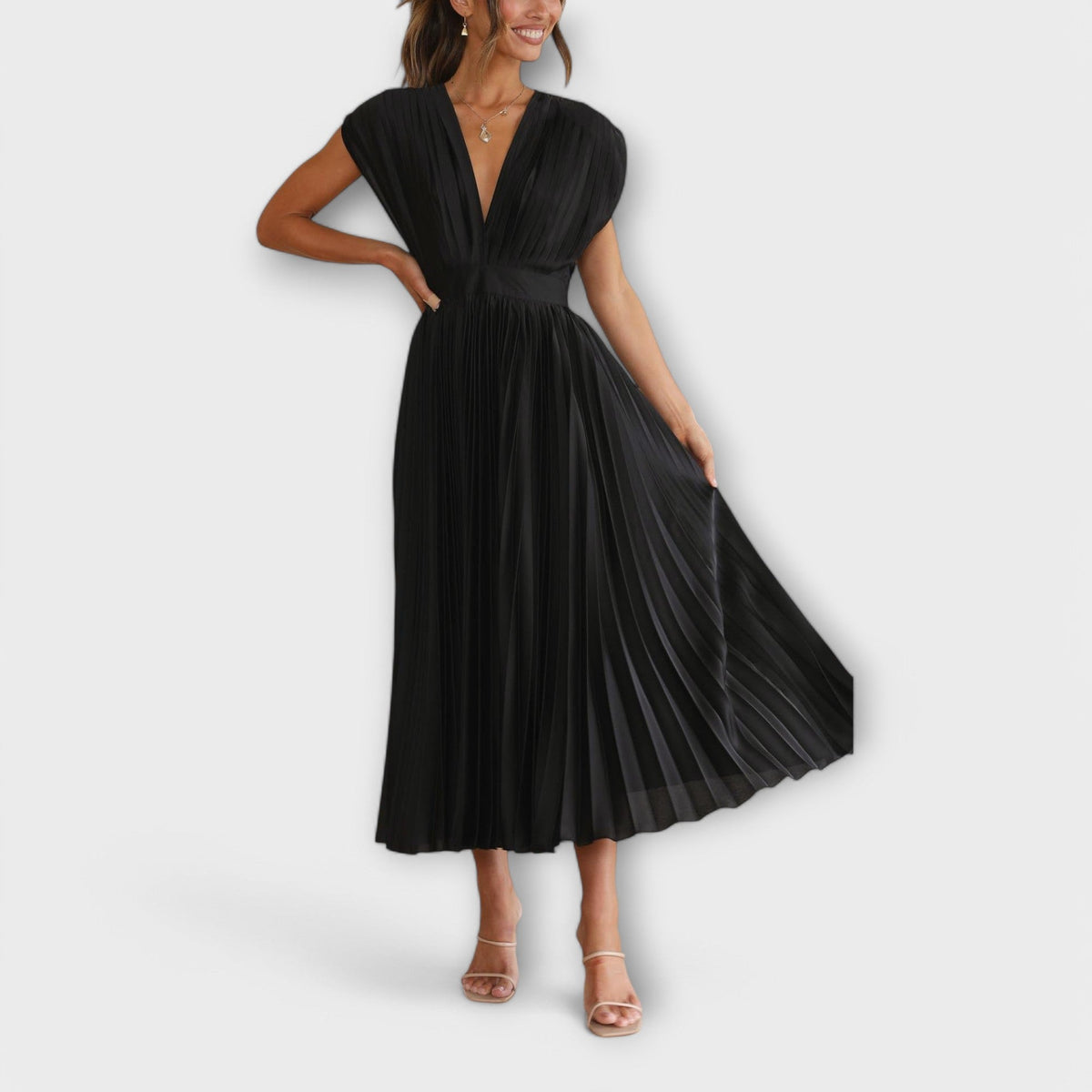 Maria - Vestido Plisado Elegante