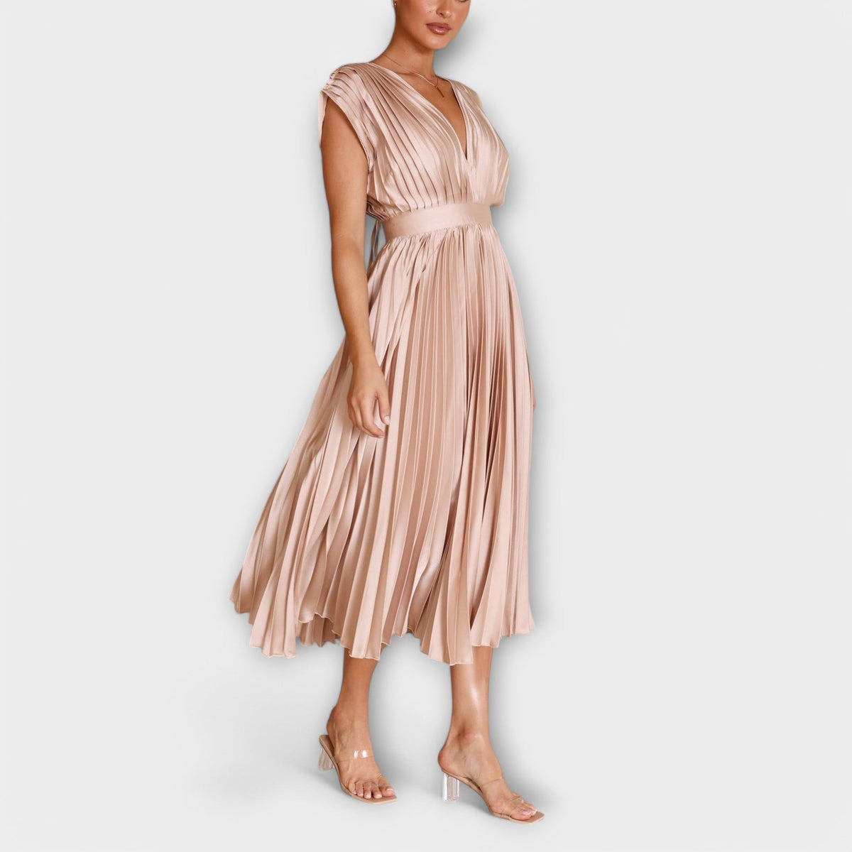 Maria - Vestido Plisado Elegante