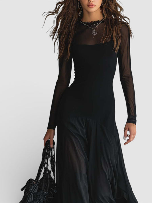 Natalija | Vestido largo de tul elegante