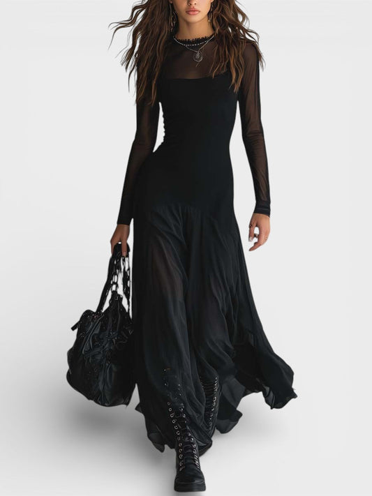 Natalija | Vestido largo de tul elegante