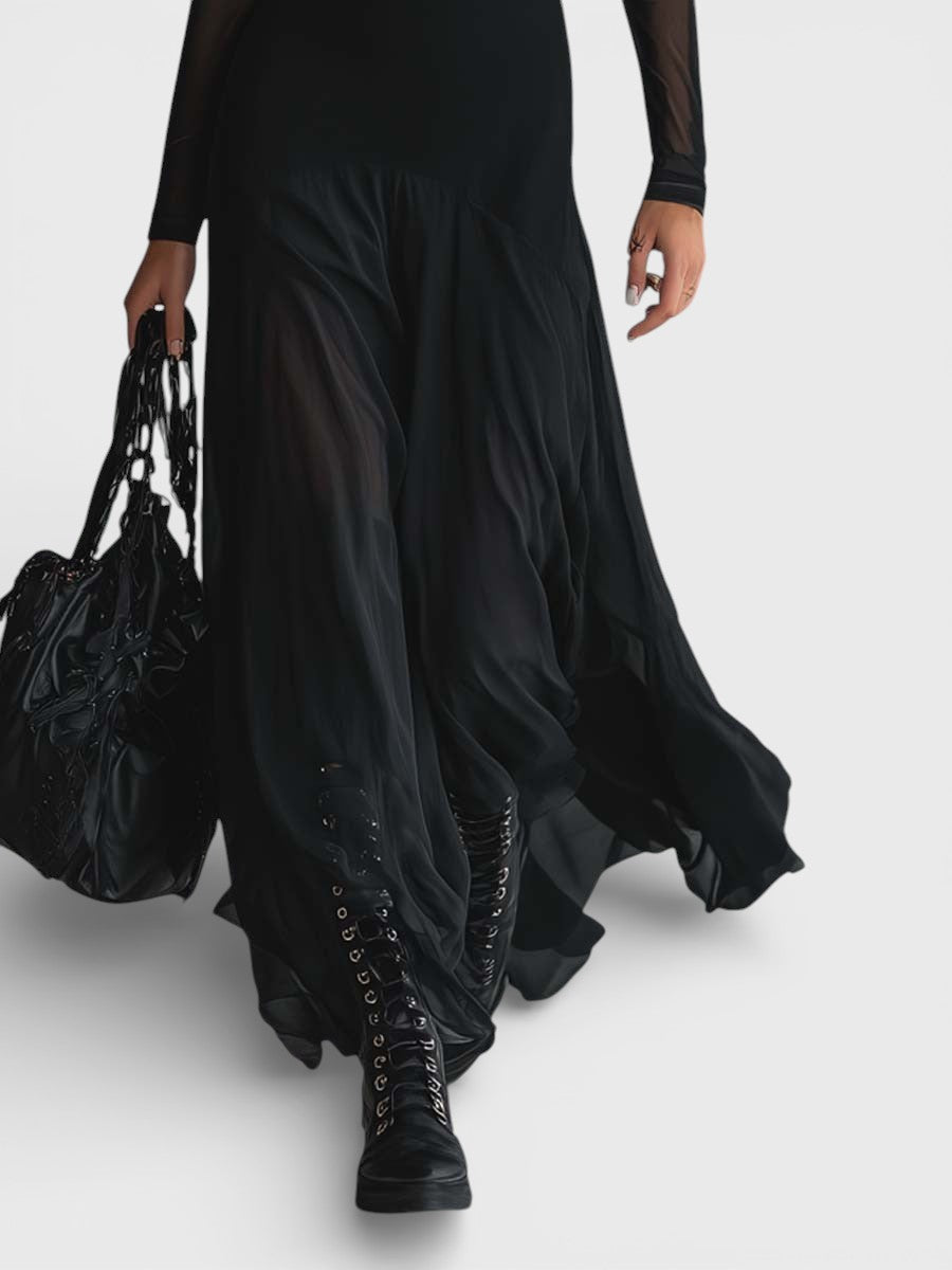 Natalija | Vestido largo de tul elegante