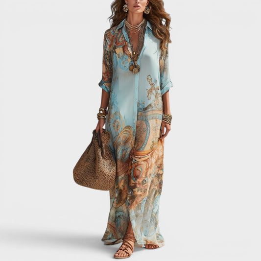 Solange | Elegante vestido camisa