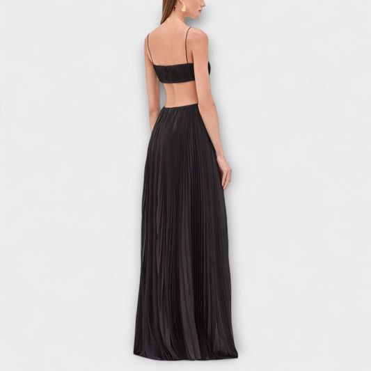 Mireille - Vestidos Maxi Elegantes con Pliegues y Cortes