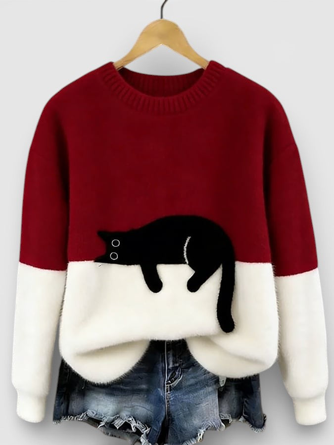 Verónica™ | Sudadera con Gráfico de Gato