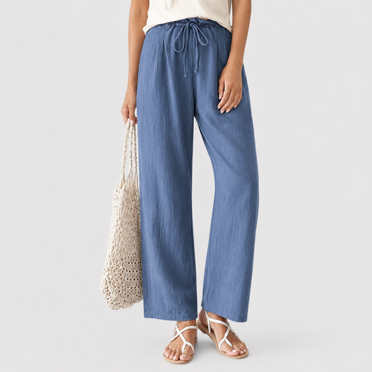 Vara - Pantalones Relaxed Fit con Cuerda