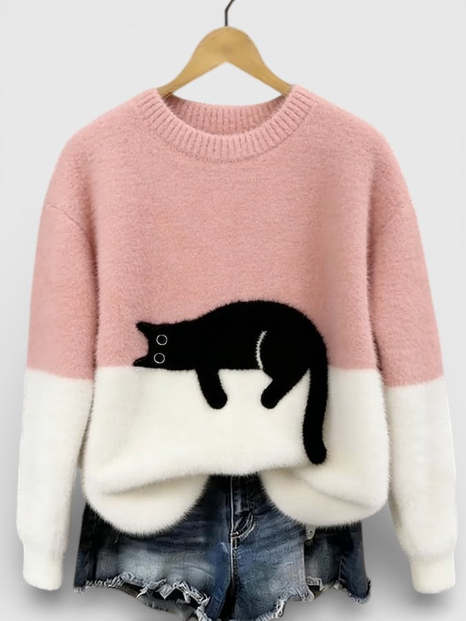 Verónica™ | Sudadera con Gráfico de Gato