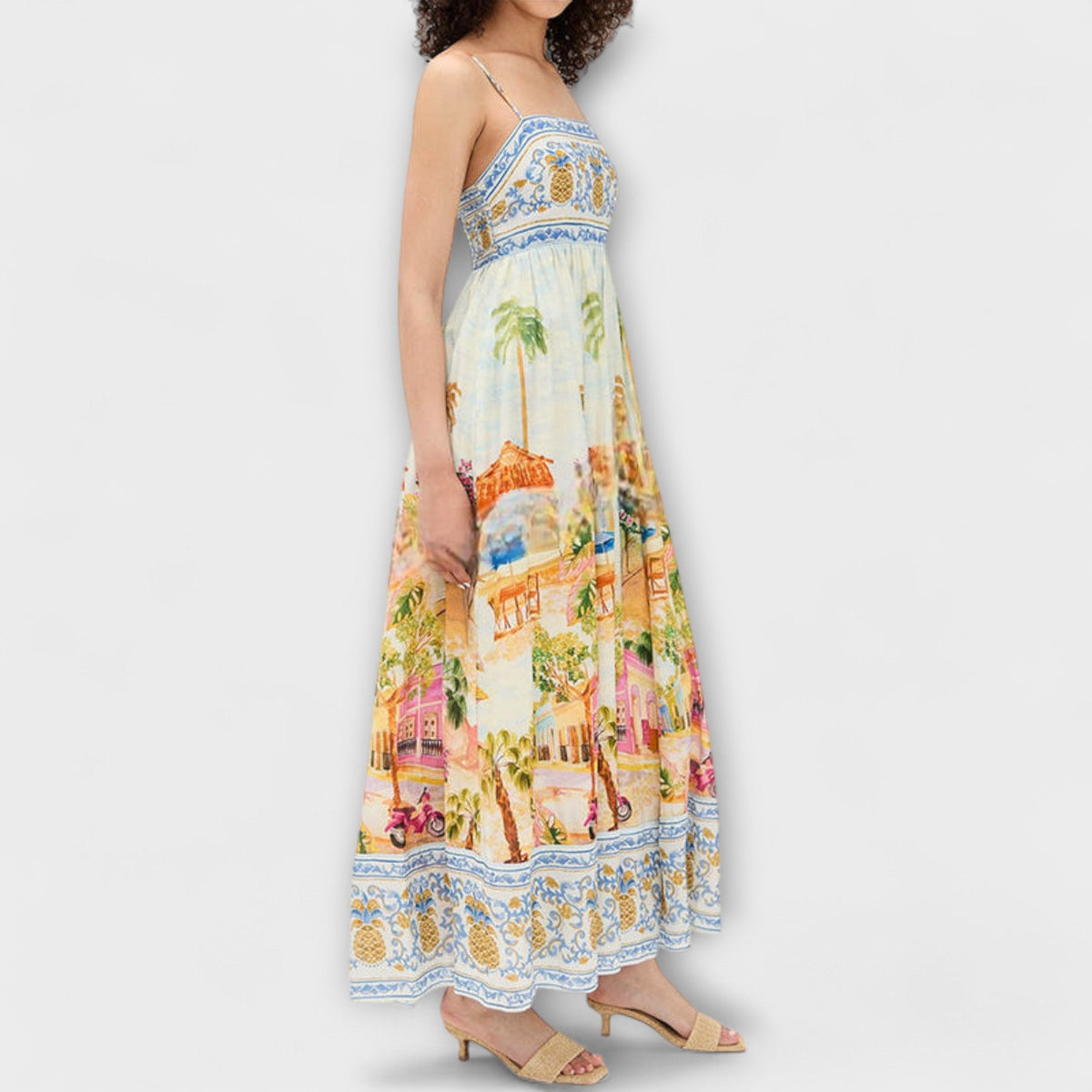 Lumen - Vestido Maxi Multicolor Aracati