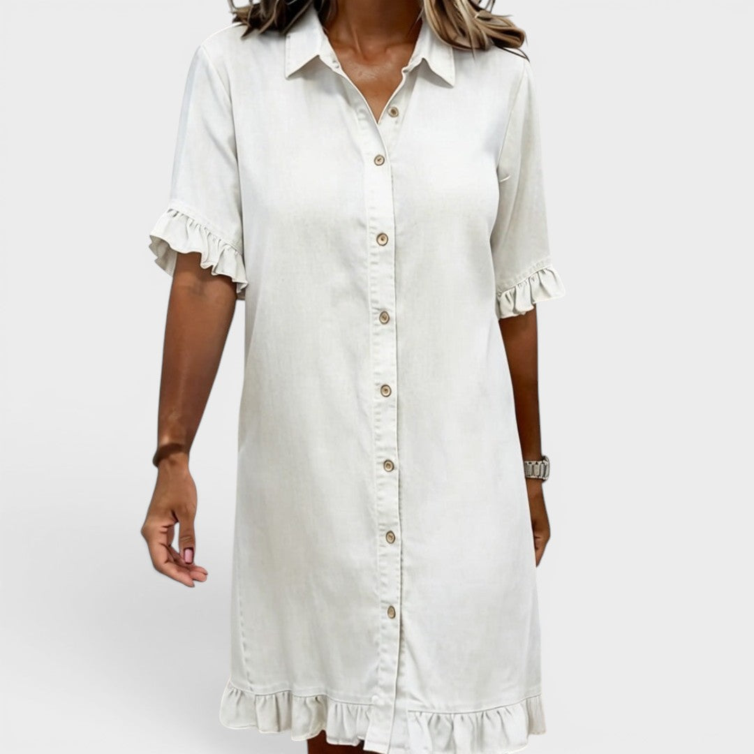 Camille™ | Vestido elegante de denim