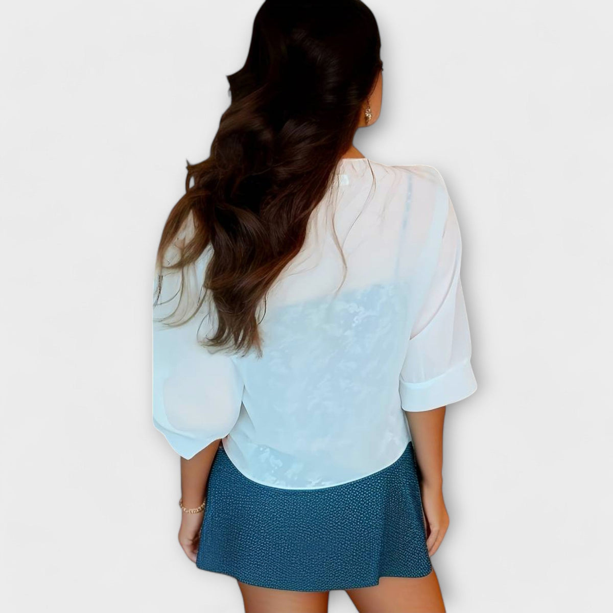 Olivia - Blusa con escote abierto