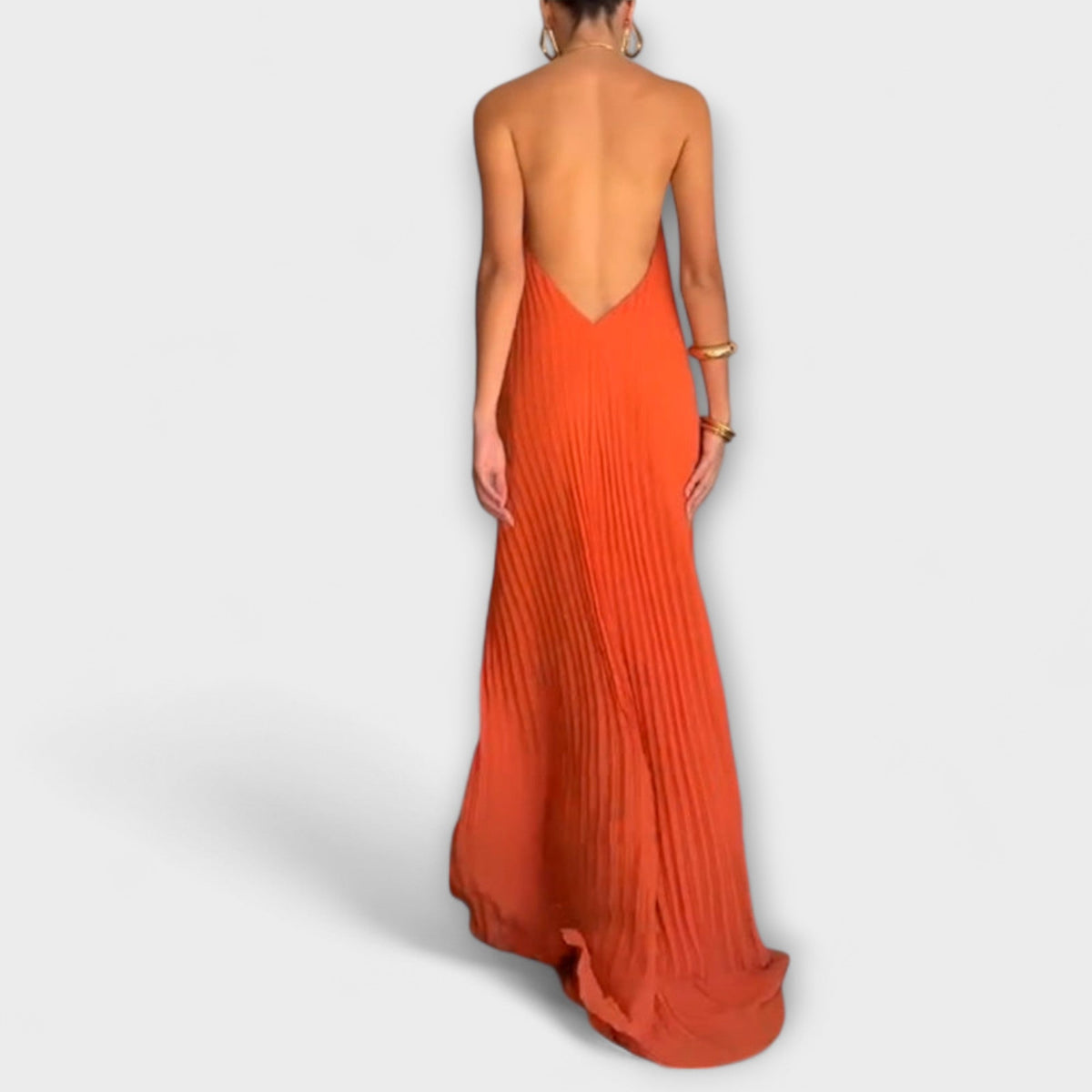Pavlina - Vestidos con escote plisado