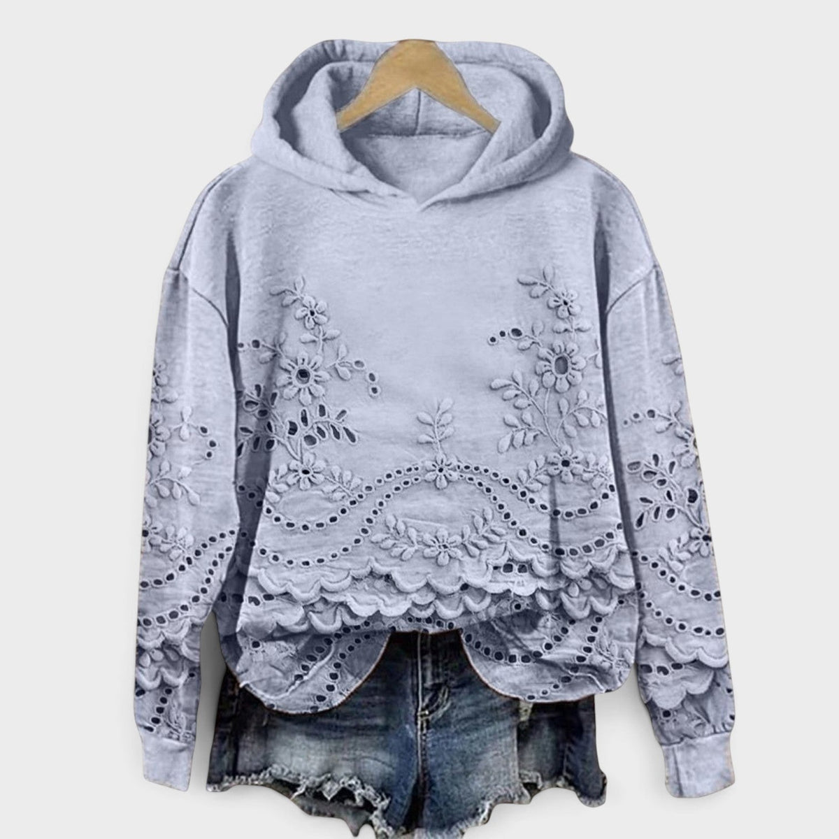 Maura™ | Sudadera con Capucha de Encaje