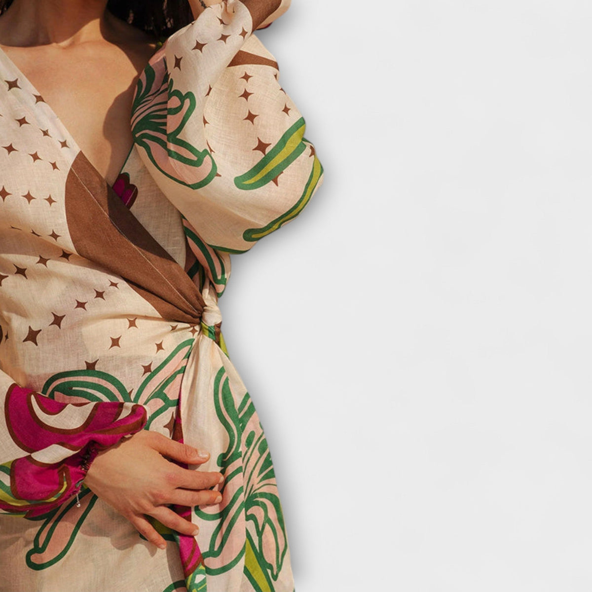 Tracey - Vestido maxi con cintura