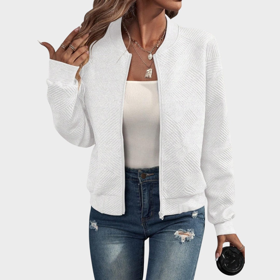 Delfina™ | Chaqueta Bomber con Cremallera