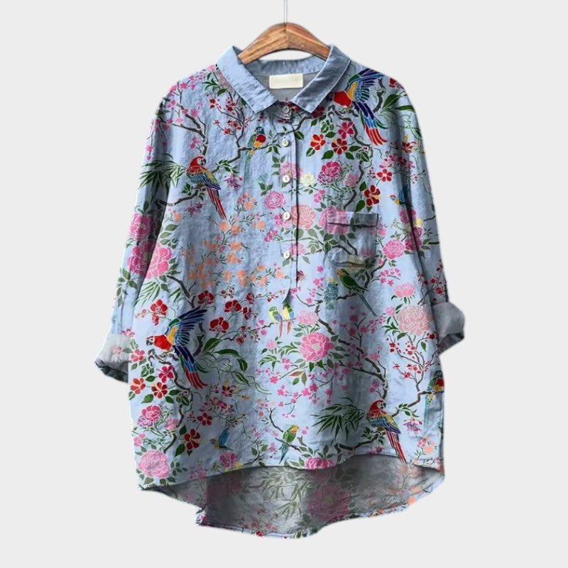 Gunnela | Blusa premium con encaje