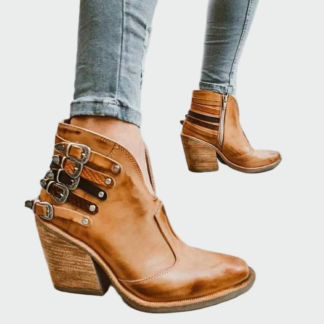 Zapatos de cuero retro