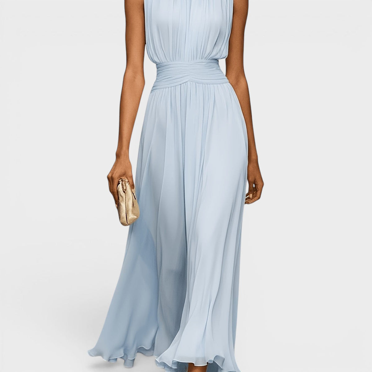 Charlotte | Vestido midi de chiffon elegante