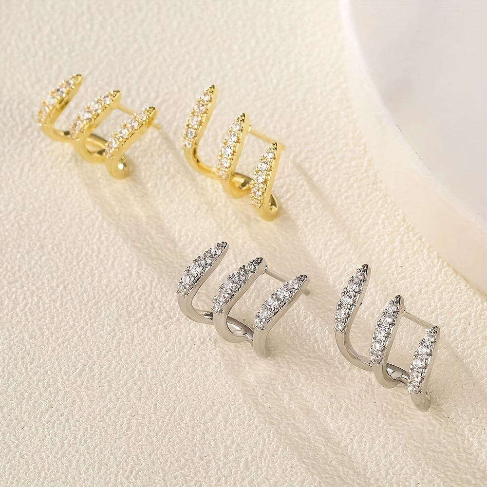 Flora™ | Pendiente Triple Elegante