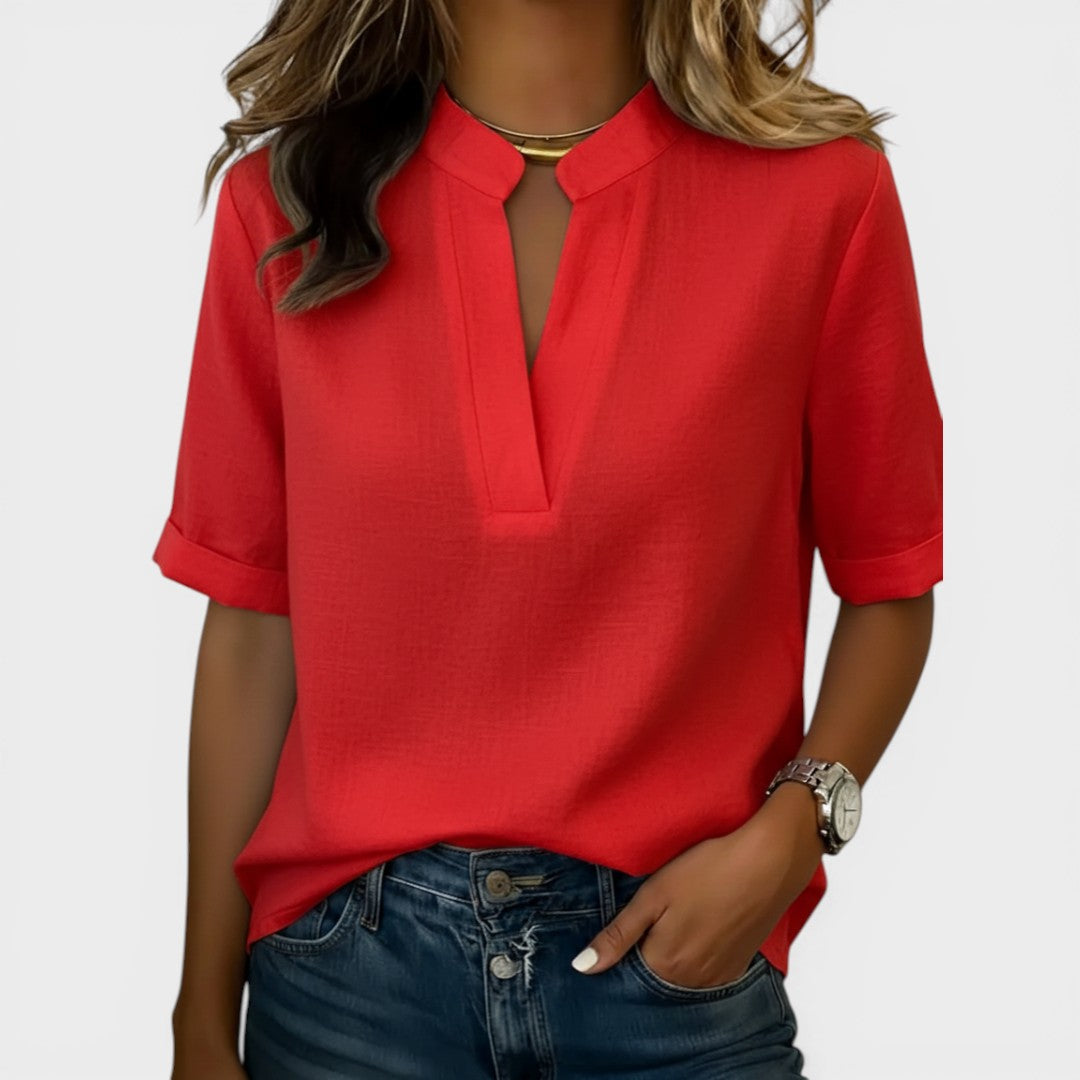 Lea | Blusa ligera con escote en V