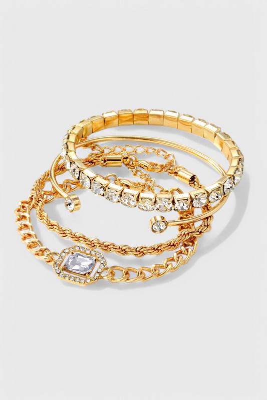 Juego de Pulseras con Púas