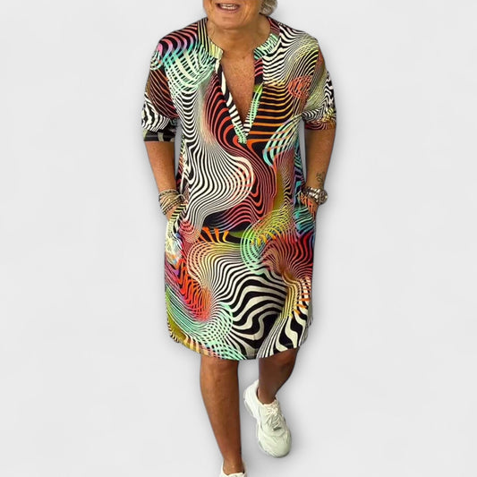 Liora - Vestido con escote en V